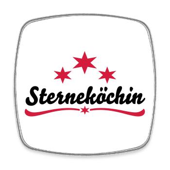sternekoechin - Square fridge magnet - white - Front