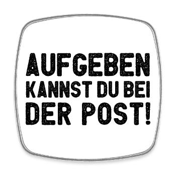 Vous pouvez abandonner à la poste - Magnet carré - blanc - Devant
