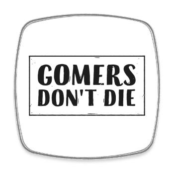 Gomers don’t - Magnet carré - blanc - Devant
