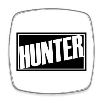 hunter hunter hunting hunting red pack hunting dog forest - Square fridge magnet - white - Front