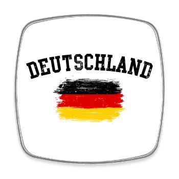 Deutscland flag - Square fridge magnet - white - Front