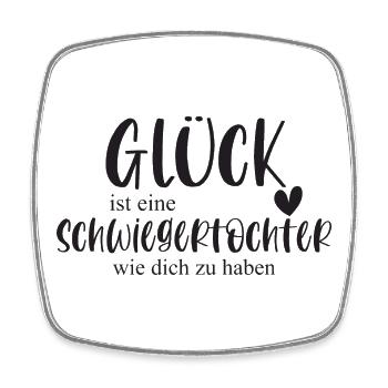 Schwiegertochter Tochter Familie Geschenk Danke - Viereckiger Kühlschrankmagnet - Weiß - Vorne