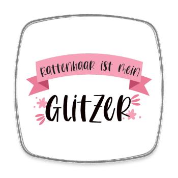 Ratten Haustier Ratte Nagetier Geschenk - Viereckiger Kühlschrankmagnet - Weiß - Vorne