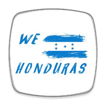 Nous sommes le Honduras - Magnet carré - blanc - Devant