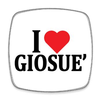t-shirt J’adore Giosue t-shirt idée cadeau - Magnet carré - blanc - Devant