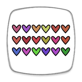 CHRISTMAS. YEAR. ANNIVERSARY. RETIREMENT. FATHER'S DAY - Square fridge magnet - white - Front