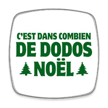 Christmas, Merry Christmas, Christmas Tree - Square fridge magnet - white - Front