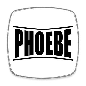 t-shirt Phoebe t-shirt gift idea - Square fridge magnet - white - Front