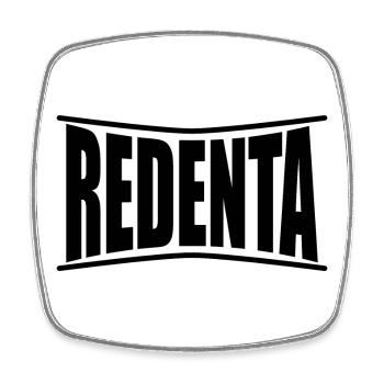 t-shirt Redenta t-shirt idée cadeau - Magnet carré - blanc - Devant