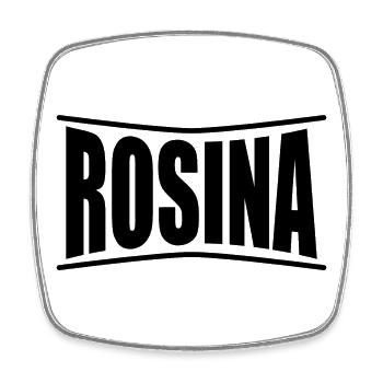 Rosina T-Shirt Geschenkidee T-Shirt - Viereckiger Kühlschrankmagnet - Weiß - Vorne