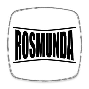 Rosmunda t-shirt t-shirt gift idea - Square fridge magnet - white - Front