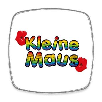 Maus - Viereckiger Kühlschrankmagnet - Weiß - Vorne
