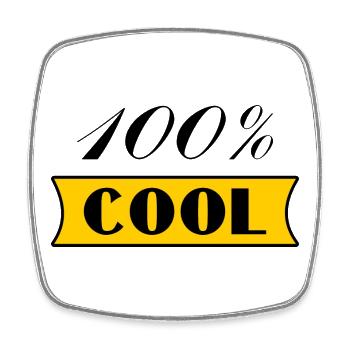 anniversary. Anniversary Decade. humor. funny - Square fridge magnet - white - Front