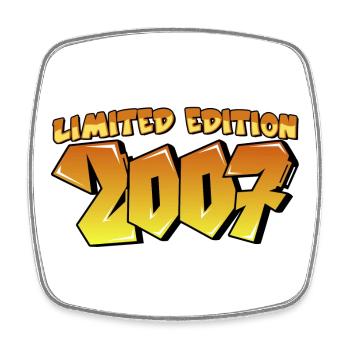 Edition limitée 2007 Graffiti Birthday Party - Magnet carré - blanc - Devant