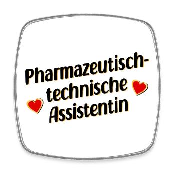 Pharmazie Apotheke Auszubildende - Viereckiger Kühlschrankmagnet - Weiß - Vorne