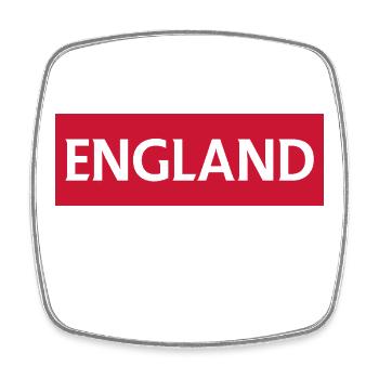 England Plymouth Coastal Landscape Design - Square fridge magnet - white - Front