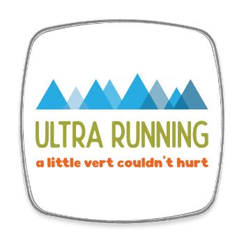 Ultra Running – Ein bisschen Ver könnte nicht schaden - Viereckiger Kühlschrankmagnet - Weiß - Vorne