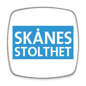 Skåne Pride Illustration - Square fridge magnet - white - Front