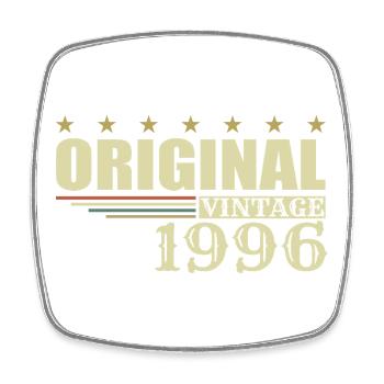 1996 Geburtstag 1996 - Viereckiger Kühlschrankmagnet - Weiß - Vorne