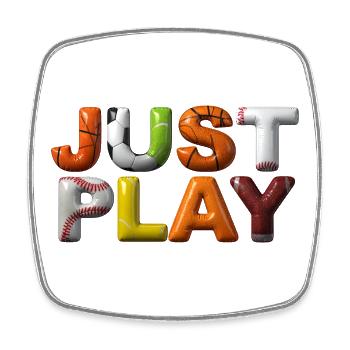 Just play. Don’t overthink it. - Viereckiger Kühlschrankmagnet - Weiß - Vorne