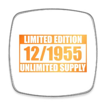 70. Geburtstag Limited Edition - ꝏ Supply 12/1955 - Viereckiger Kühlschrankmagnet - Weiß - Vorne