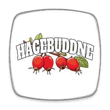 Hagebuddne - Diction de jeu de mots sur le mème - Magnet carré - blanc - Devant