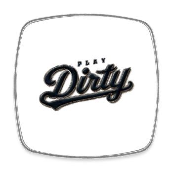 Jouez à Dirty Retro - Magnet carré - blanc - Devant