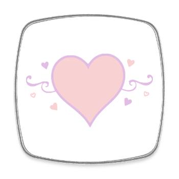 Cadeau pour la fête des mères : Idée de cadeau pour la fête des mères - Magnet carré - blanc - Devant