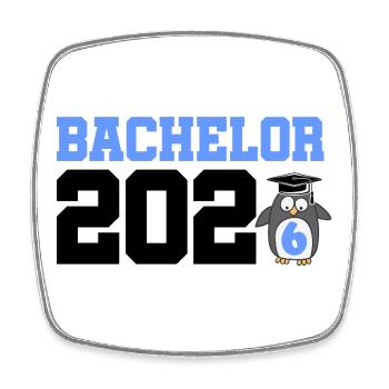 Bachelor 2026 Bachelor's Degree Graduation - Square fridge magnet - white - Front