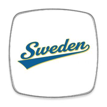 Ich habe mich in Schweden verlaufen und es geliebt – Nordische Reise - Viereckiger Kühlschrankmagnet - Weiß - Vorne