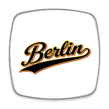 Ich habe mich in Berlin verlaufen und es geliebt - Viereckiger Kühlschrankmagnet - Weiß - Vorne
