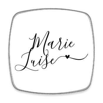 Marie-Luise Nom de famille Prénom Décoratif - Magnet carré - blanc - Devant