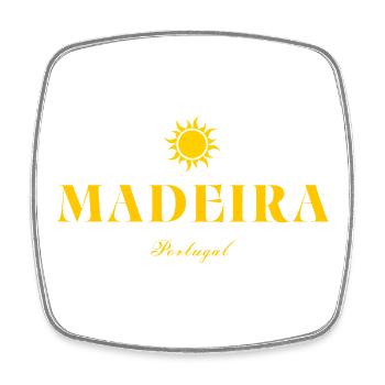 Madère Portugal, Sun - Magnet carré - blanc - Devant
