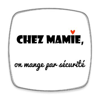 GRANNY. MAMMA. GRANDMOTHER. MOTHER'S DAY. PARTY - Square fridge magnet - white - Front