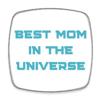 Meilleure maman de l’univers - Magnet carré - blanc - Devant