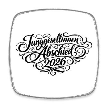 Bachelorette Party 2026 Bachelorette Party - Square fridge magnet - white - Front