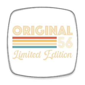 70th Birthday 70 Years 1956 Original 56 Gift - Square fridge magnet - white - Front