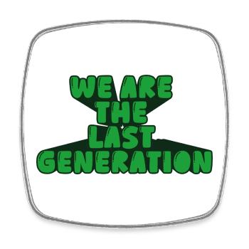 Nous sommes la dernière génération - Magnet carré - blanc - Devant