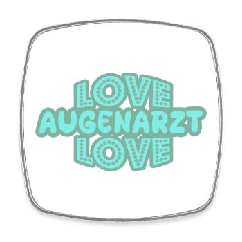 Gift for Ophthalmologist - Square fridge magnet - white - Front