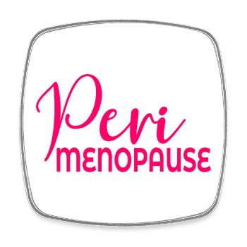 Menopause Women Perimenopause - Square fridge magnet - white - Front