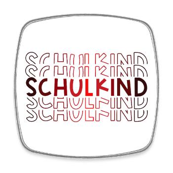Schulkind Einschulung Schulanfang Erstklässler - Viereckiger Kühlschrankmagnet - Weiß - Vorne