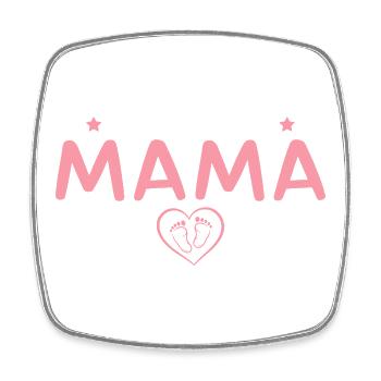 Ich werde Mama 2027 – Schwangerschaft Verkündung - Viereckiger Kühlschrankmagnet - Weiß - Vorne