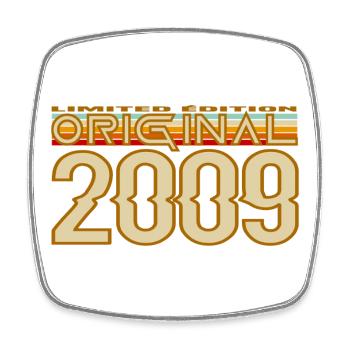 Original Vintage Logo 2009 - Square fridge magnet - white - Front