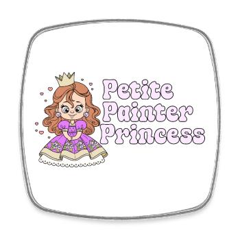 Artist Graphic Petite Painter Princess Gift Idea - Viereckiger Kühlschrankmagnet - Weiß - Vorne