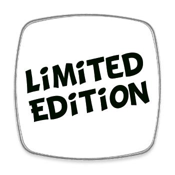 limited_edition - Viereckiger Kühlschrankmagnet - Weiß - Vorne