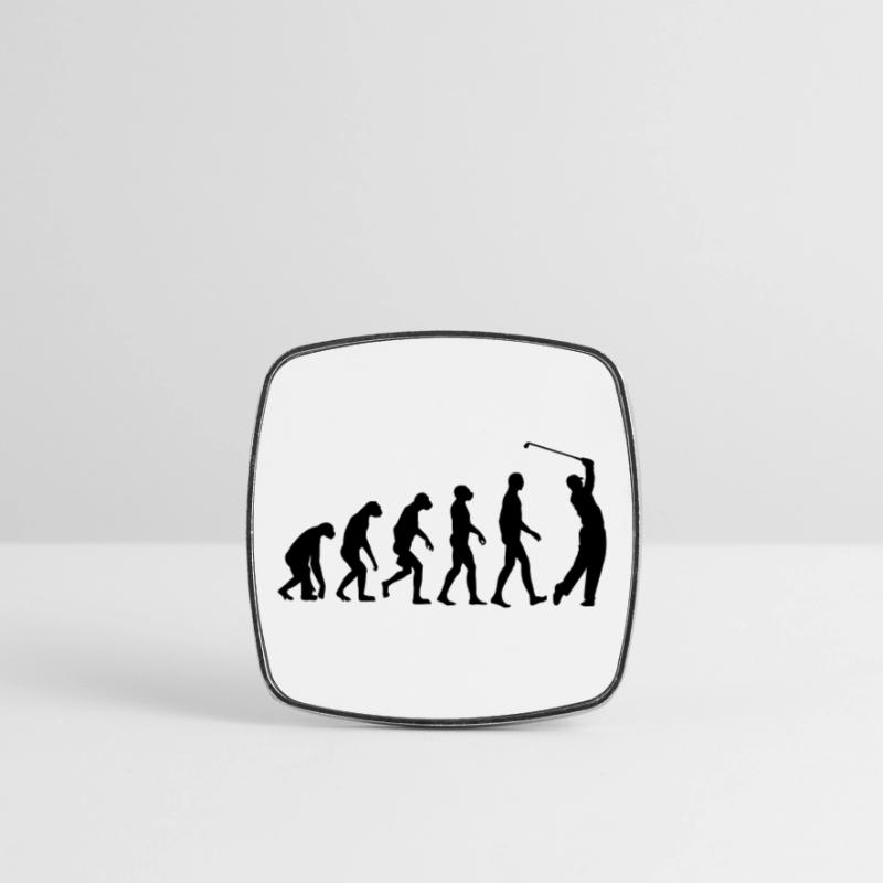Golf Golf Evolution Magnet carré