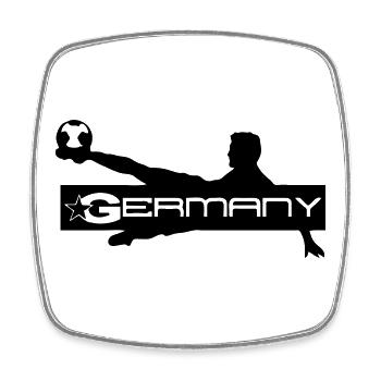 Allemagne Football Allemagne, Coupe du Monde, Sport,Cadeau - Magnet carré - blanc - Devant
