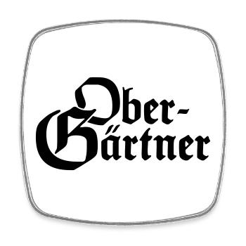 Obergärtner Frkt - Viereckiger Kühlschrankmagnet - Weiß - Vorne
