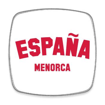 MENORCA Spain Spanien Espana - Viereckiger Kühlschrankmagnet - Weiß - Vorne