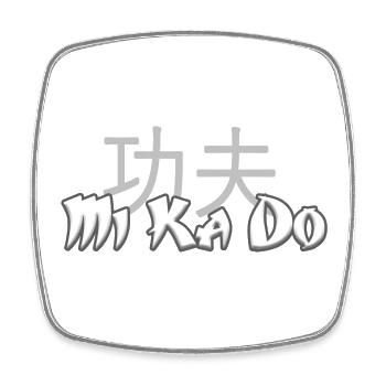 MI KA DO - Viereckiger Kühlschrankmagnet - Weiß - Vorne